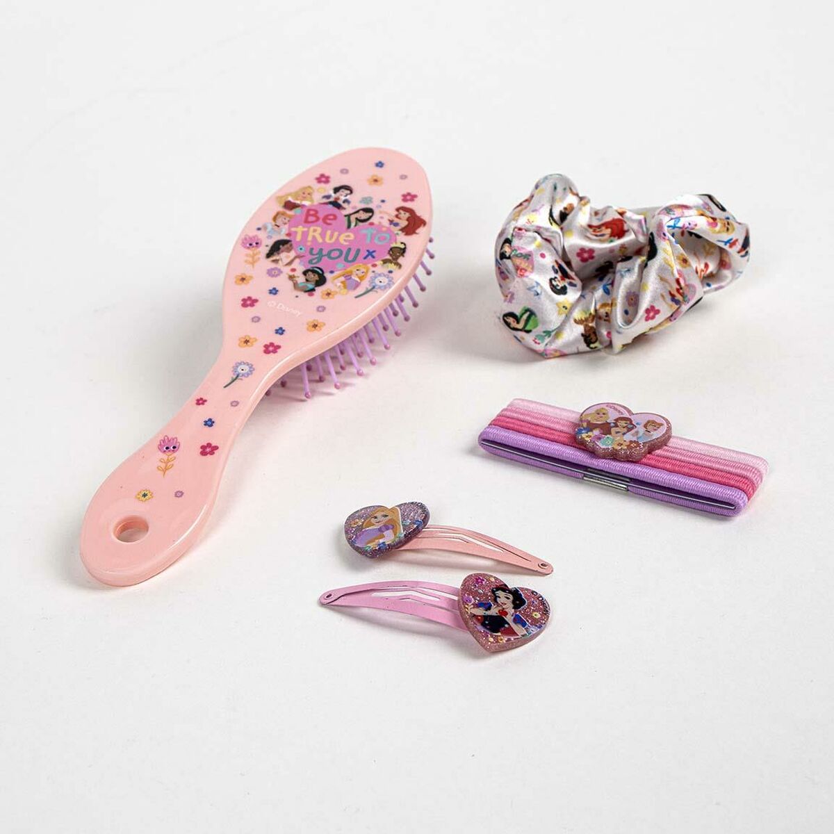 Set de Peluquería Infantil Disney Princess Rosa