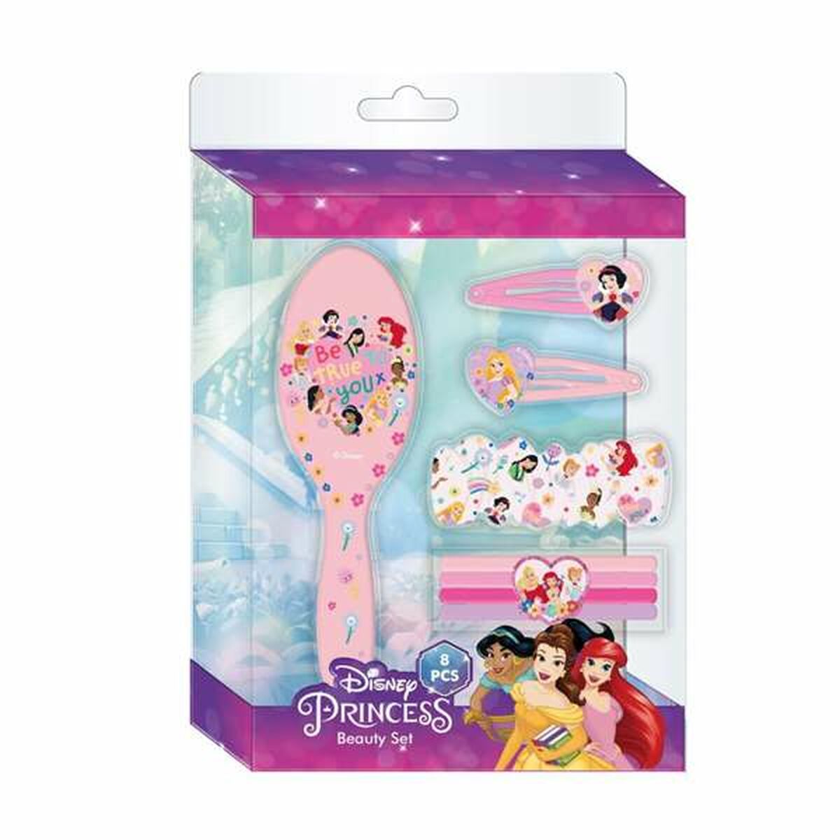 Set de Peluquería Infantil Disney Princess Rosa