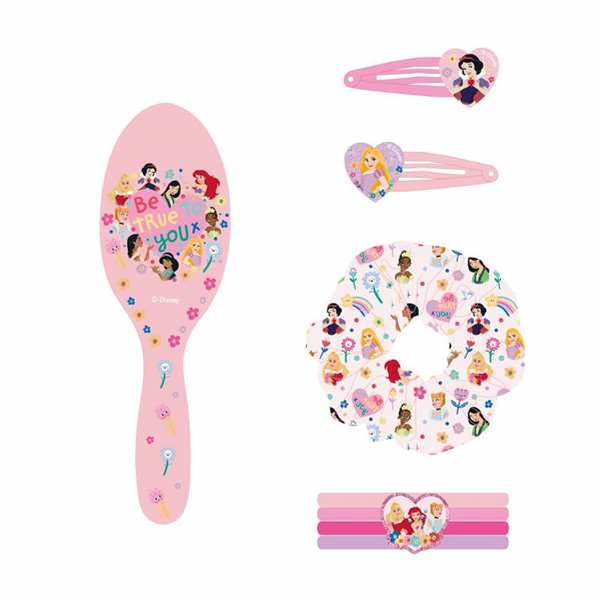 Set de Peluquería Infantil Disney Princess Rosa