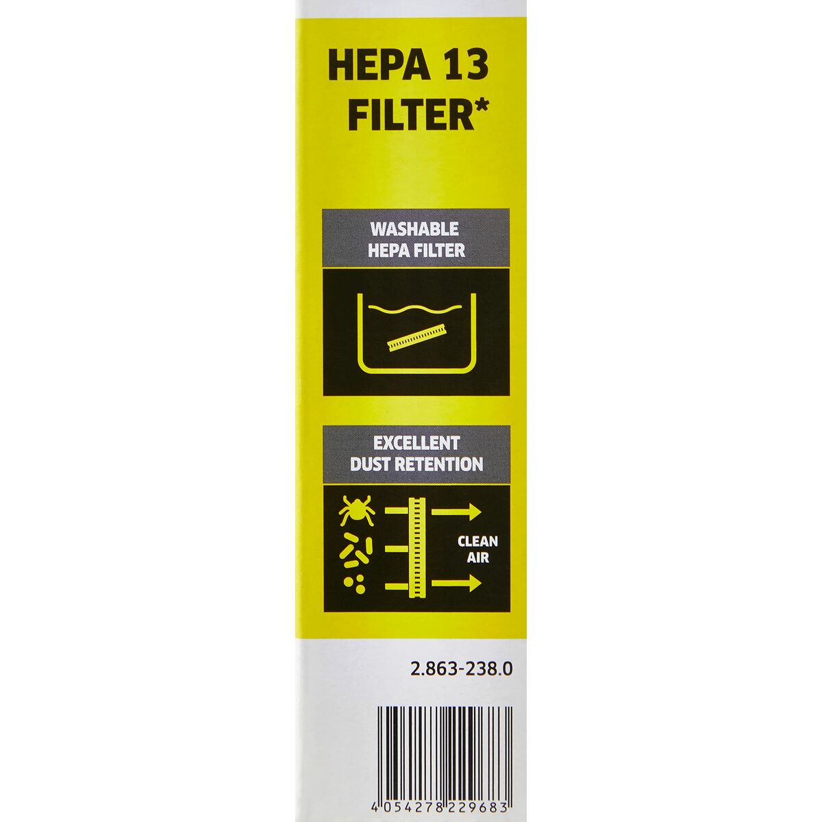 Filtro HEPA Kärcher 2.863-238.0 (1 unidad)