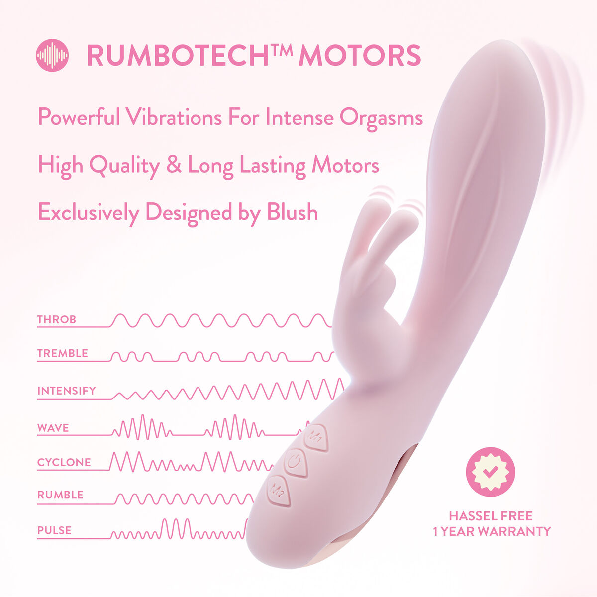 Vibrador Punto G Blush MORGAN PINK Rosa