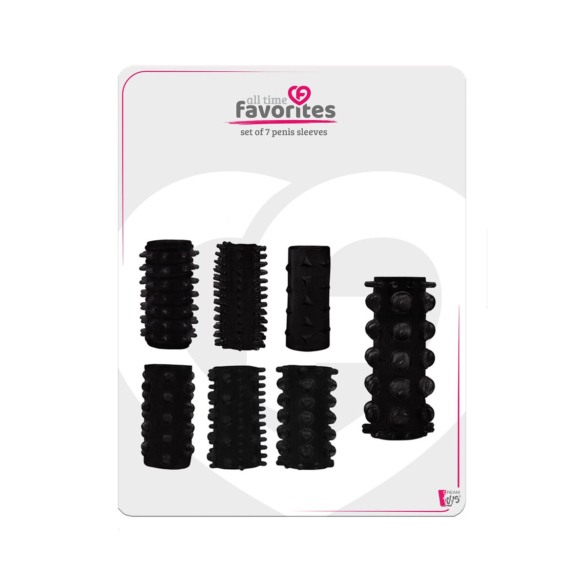 Funda para pene Dream Toys All Time Favorites Negro Ø 6 cm