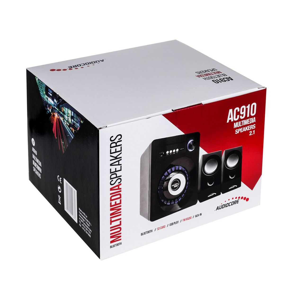 Altavoces PC AudioCore AC910 Negro 10 W