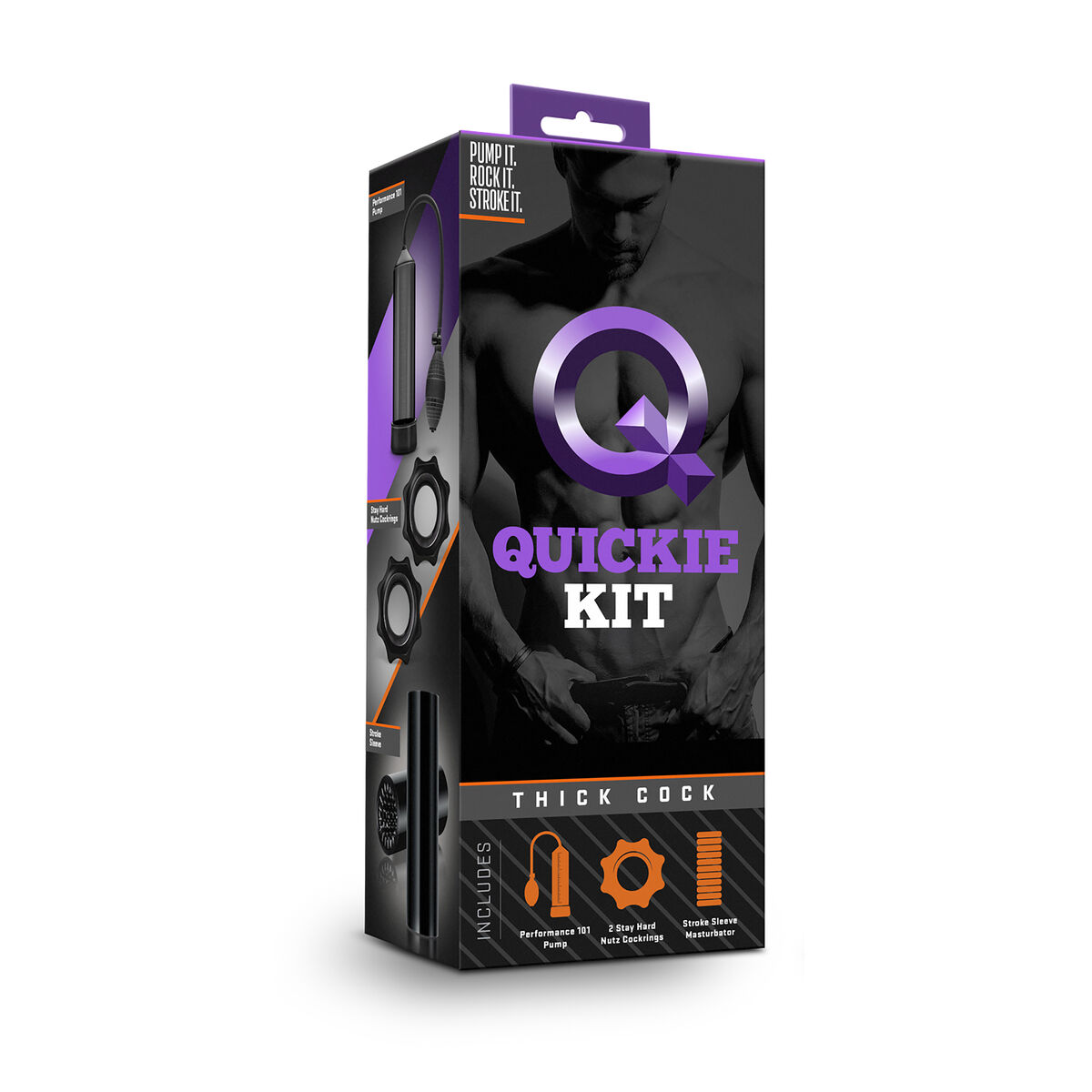 Bomba para el Pene Blush Quickie kit Negro