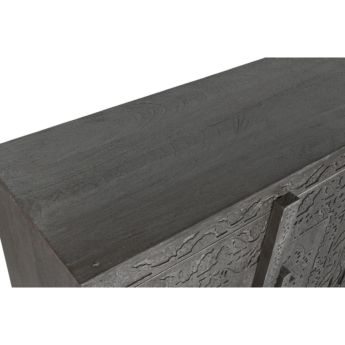 Aparador Home ESPRIT Gris Marrón claro Madera 175 x 40 x 90 cm 175,5 x 40 x 90 cm
