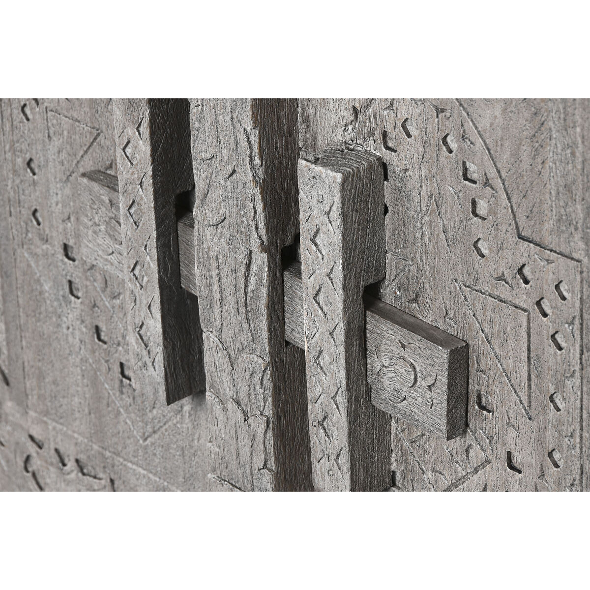 Aparador Home ESPRIT Gris Marrón claro Madera 175 x 40 x 90 cm 175,5 x 40 x 90 cm