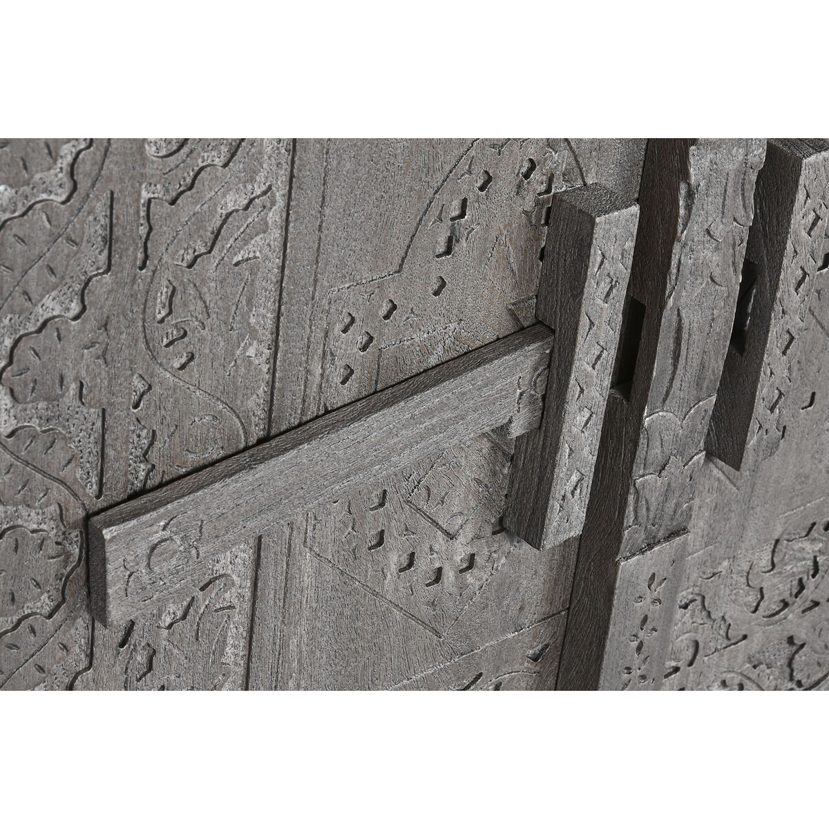 Aparador Home ESPRIT Gris Marrón claro Madera 175 x 40 x 90 cm 175,5 x 40 x 90 cm