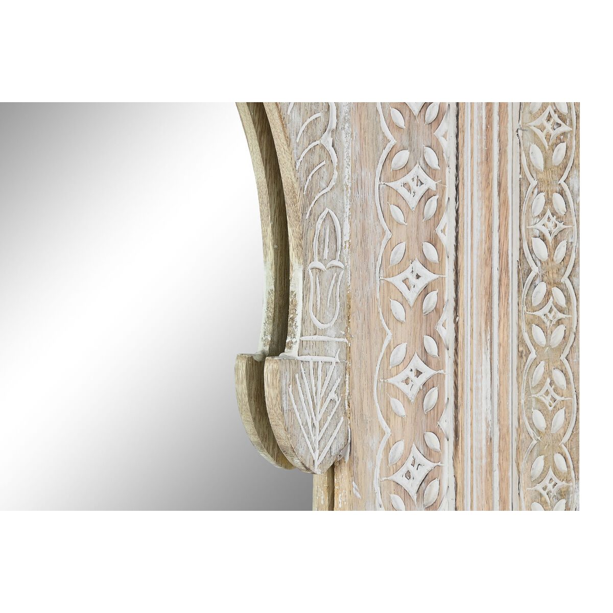 Espejo de pared Home ESPRIT Natural Indio Decapé 90 x 3,5 x 180 cm