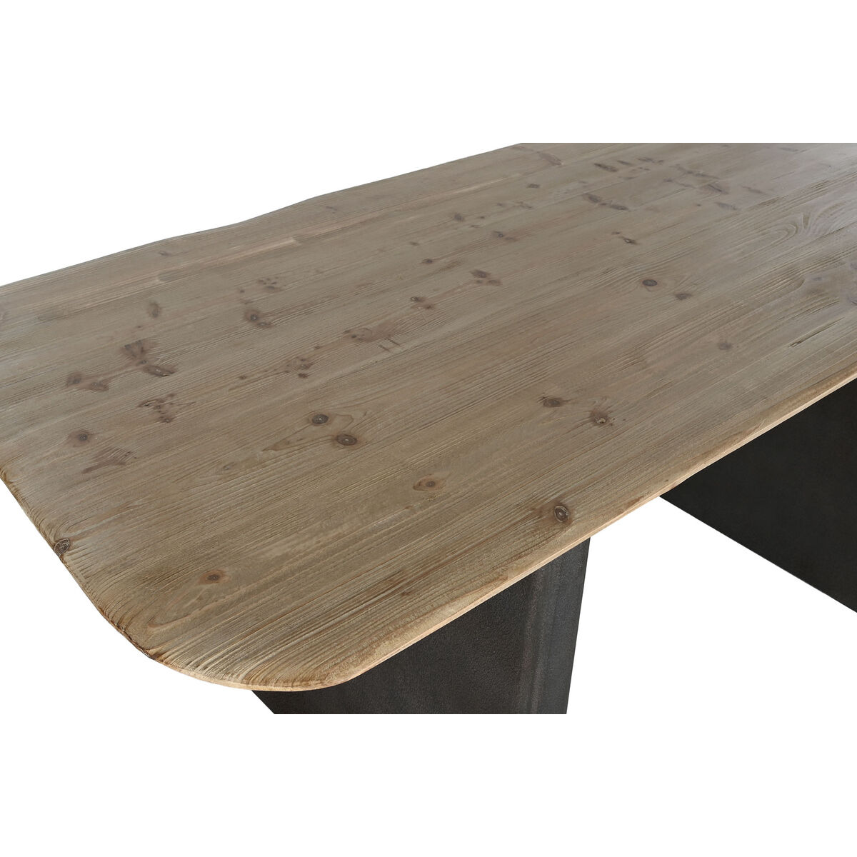 Mesa de Comedor Home ESPRIT Natural Marrón oscuro Abeto 200 x 90 x 75 cm