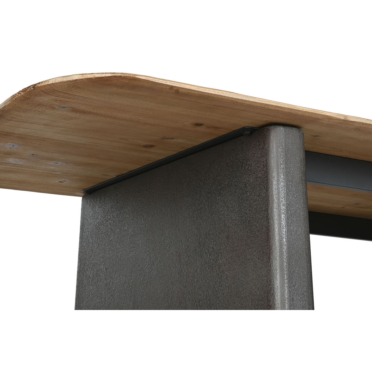 Mesa de Comedor Home ESPRIT Natural Marrón oscuro Abeto 200 x 90 x 75 cm