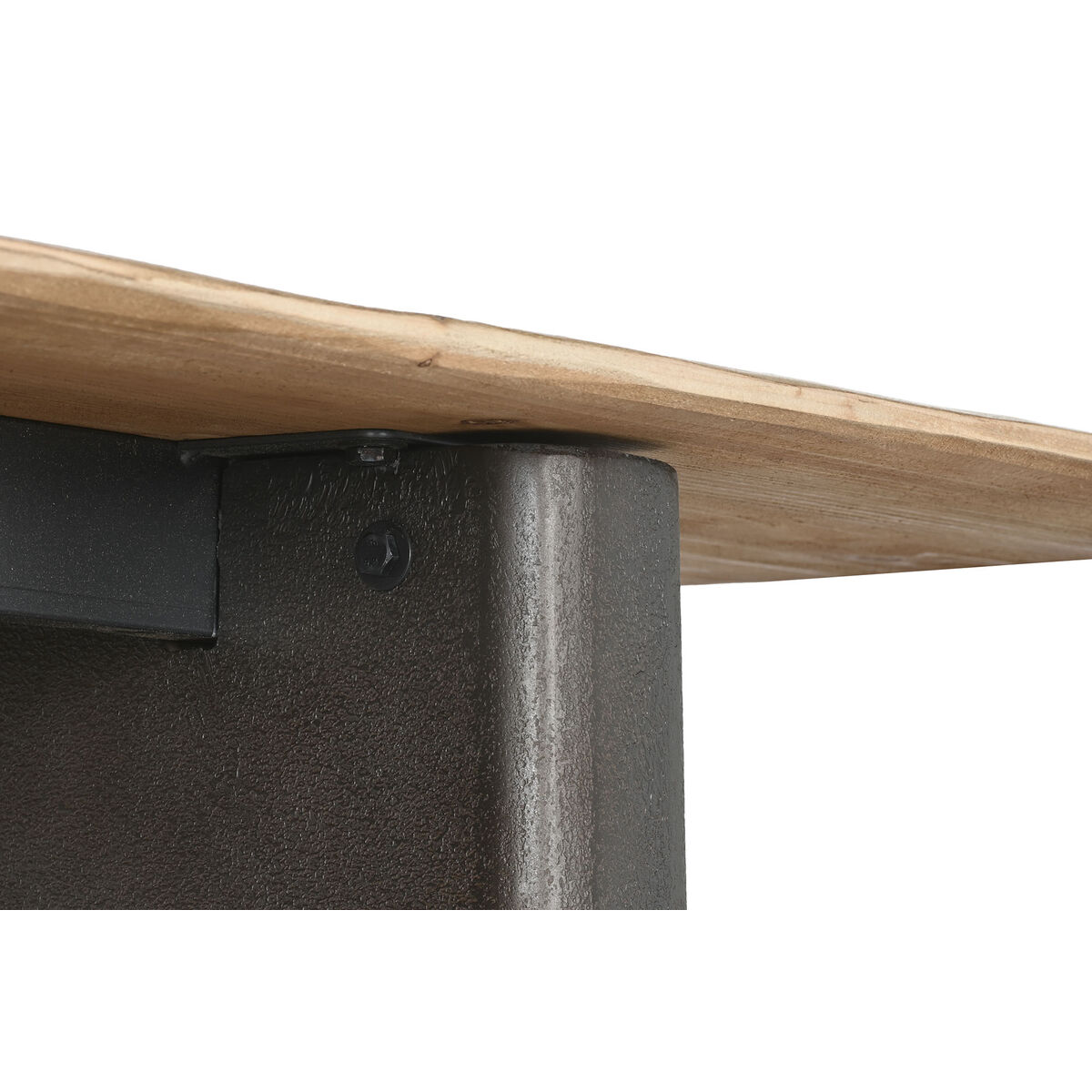 Mesa de Comedor Home ESPRIT Natural Marrón oscuro Abeto 200 x 90 x 75 cm