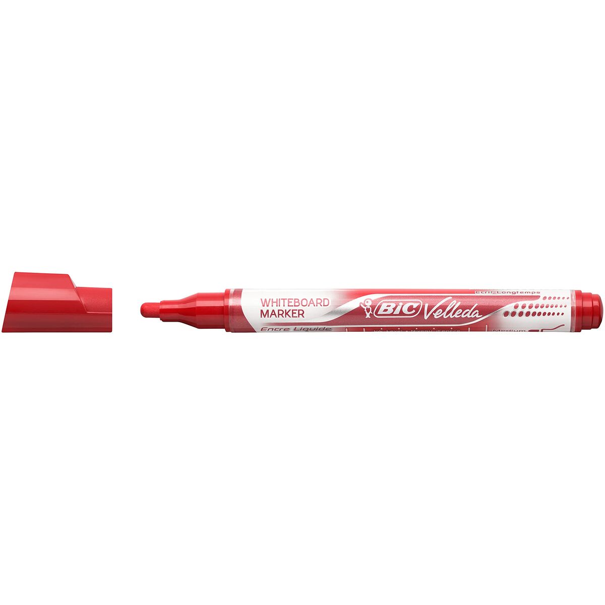 Rotuladores de tiza líquida Bic 902089 Rojo Redonda
