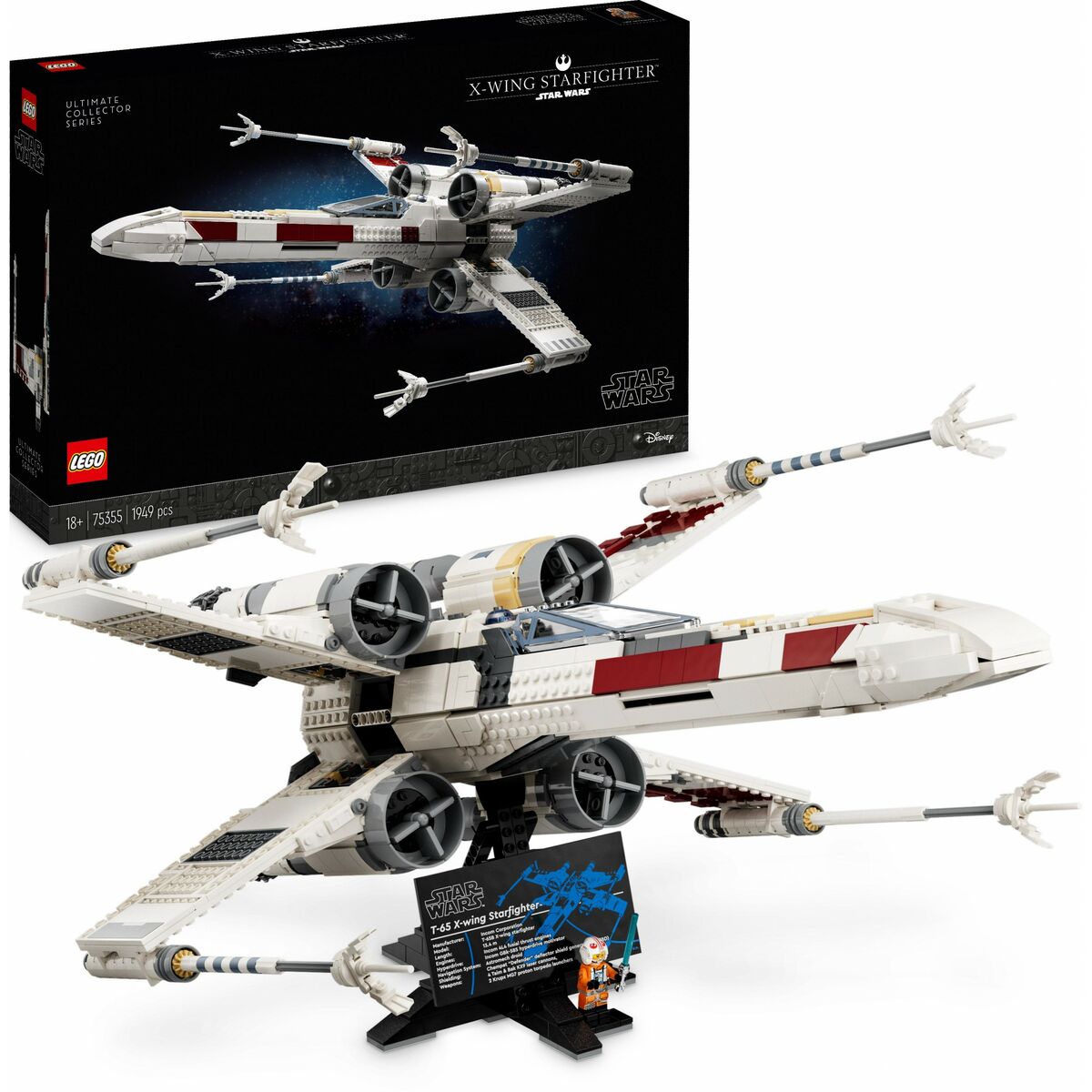 Juego de Construcción Lego Star Wars 75355 X-Wing Tie Fighter 1953 Piezas