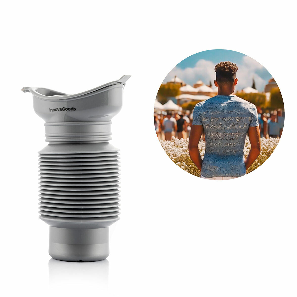 Urinario Portátil Plegable Easpee InnovaGoods (Reacondicionado A)