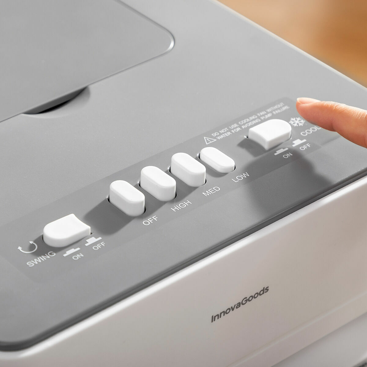 Climatizador Evaporativo Portátil Multifunción Airvecove InnovaGoods   65 W Blanco 5 L (Reacondicionado A)