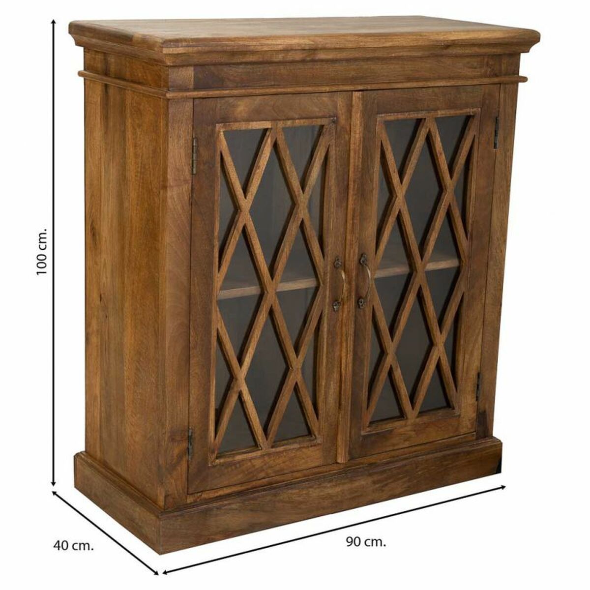 Recibidor Alexandra House Living Marrón 40 x 100 x 90 cm