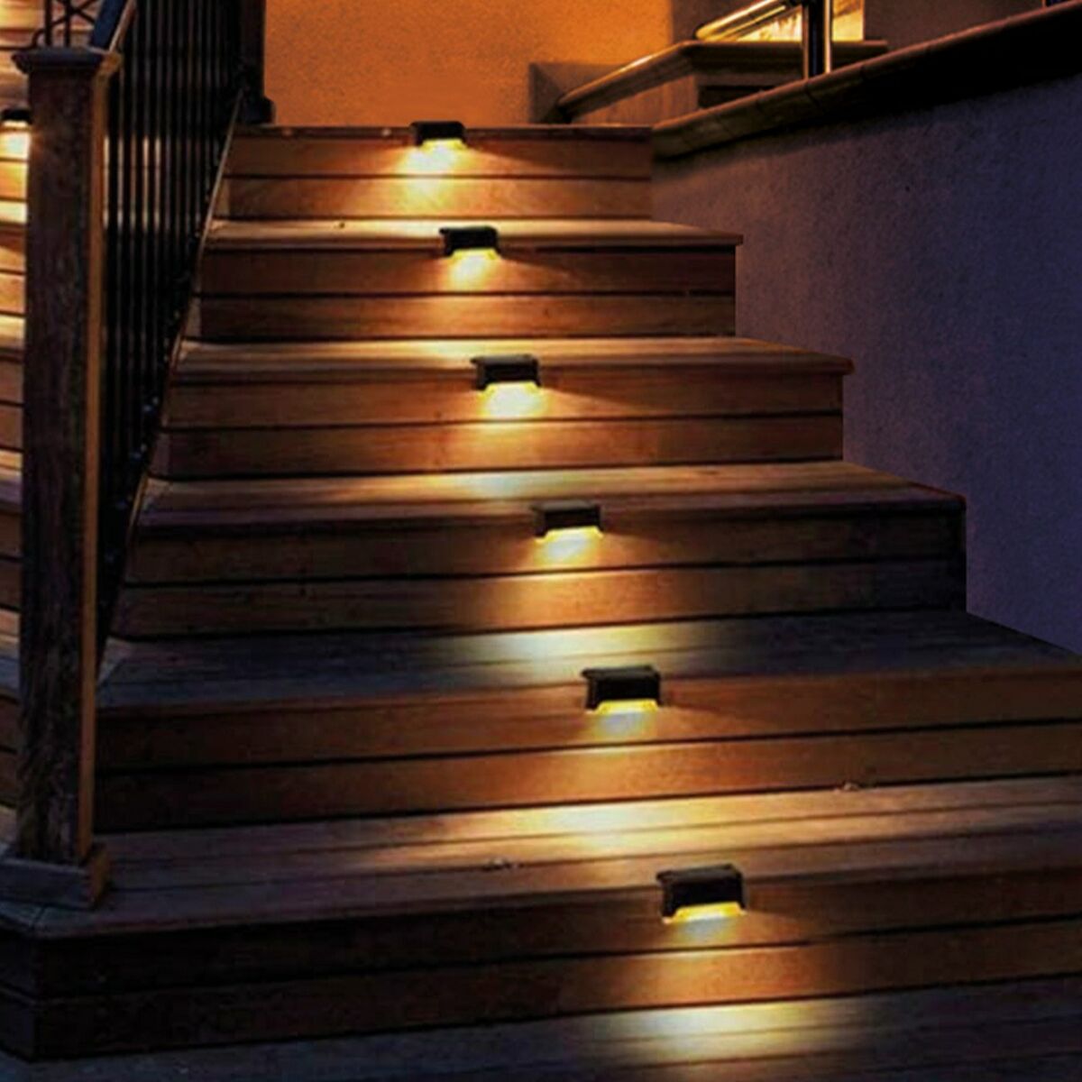 Lámpara solar Aktive 8 x 4,5 x 4 cm (12 Unidades)