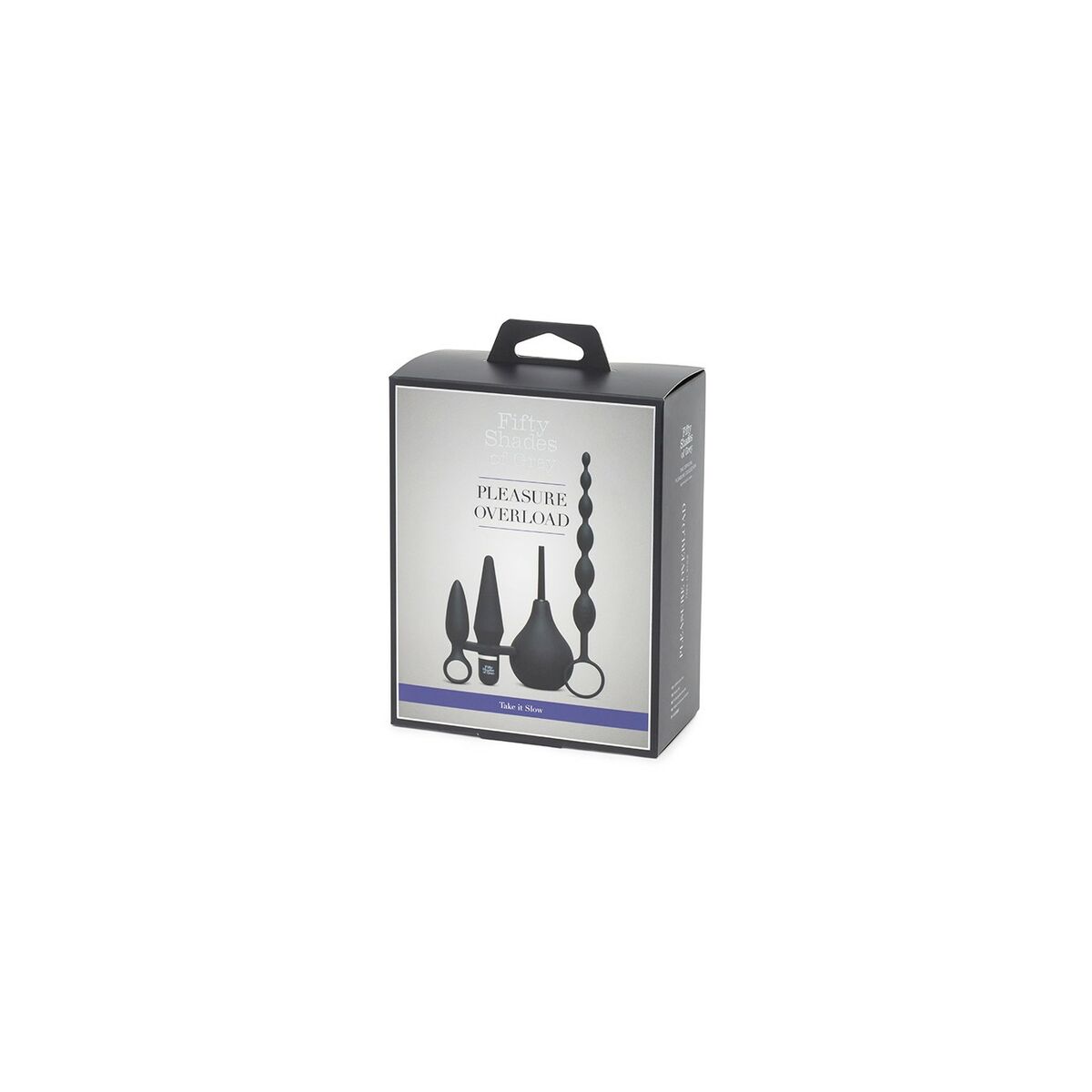 Plug Anal Fifty Shades of Grey Starter Kit Negro