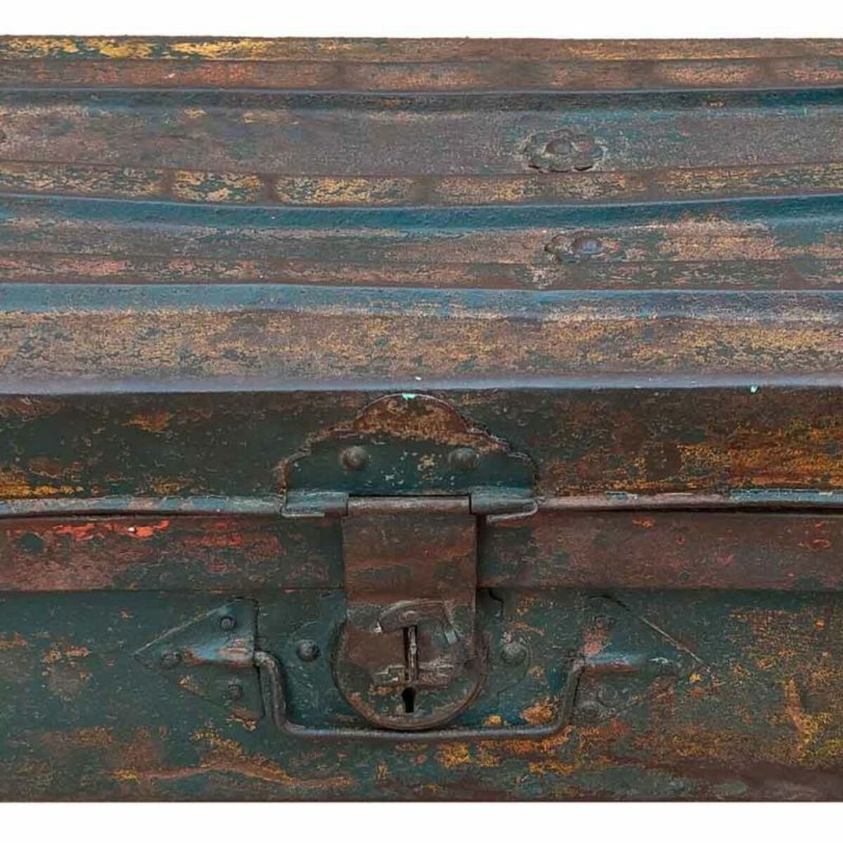 Maleta decorativa Alexandra House Living Marrón Hierro Estilo artesanal 32 x 21 x 62 cm