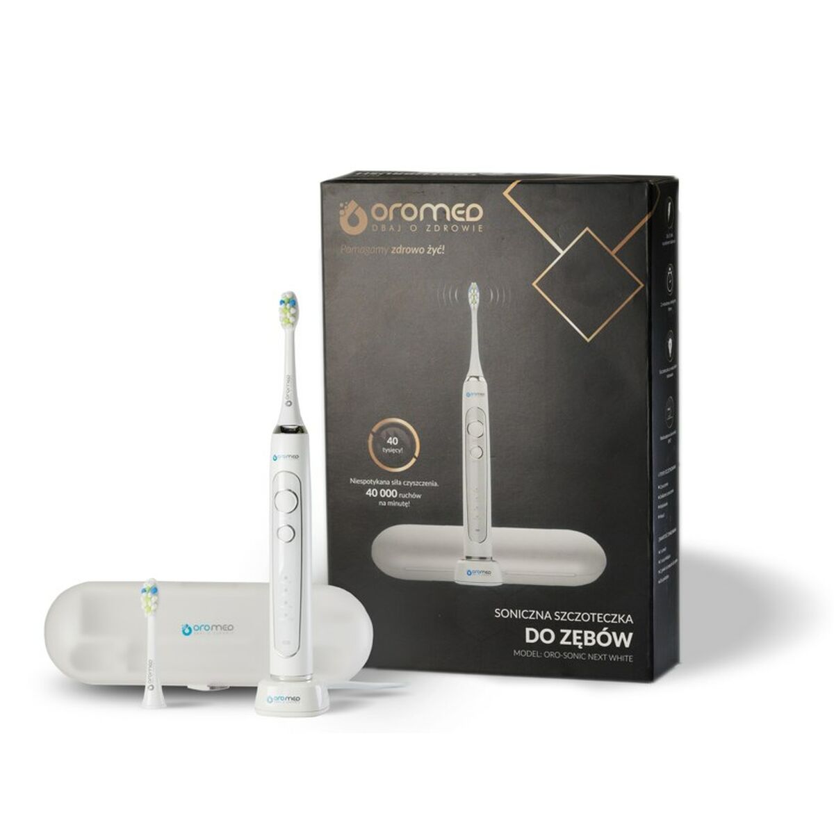 Cepillo de Dientes Eléctrico Oromed SONIC NEXT WHITE