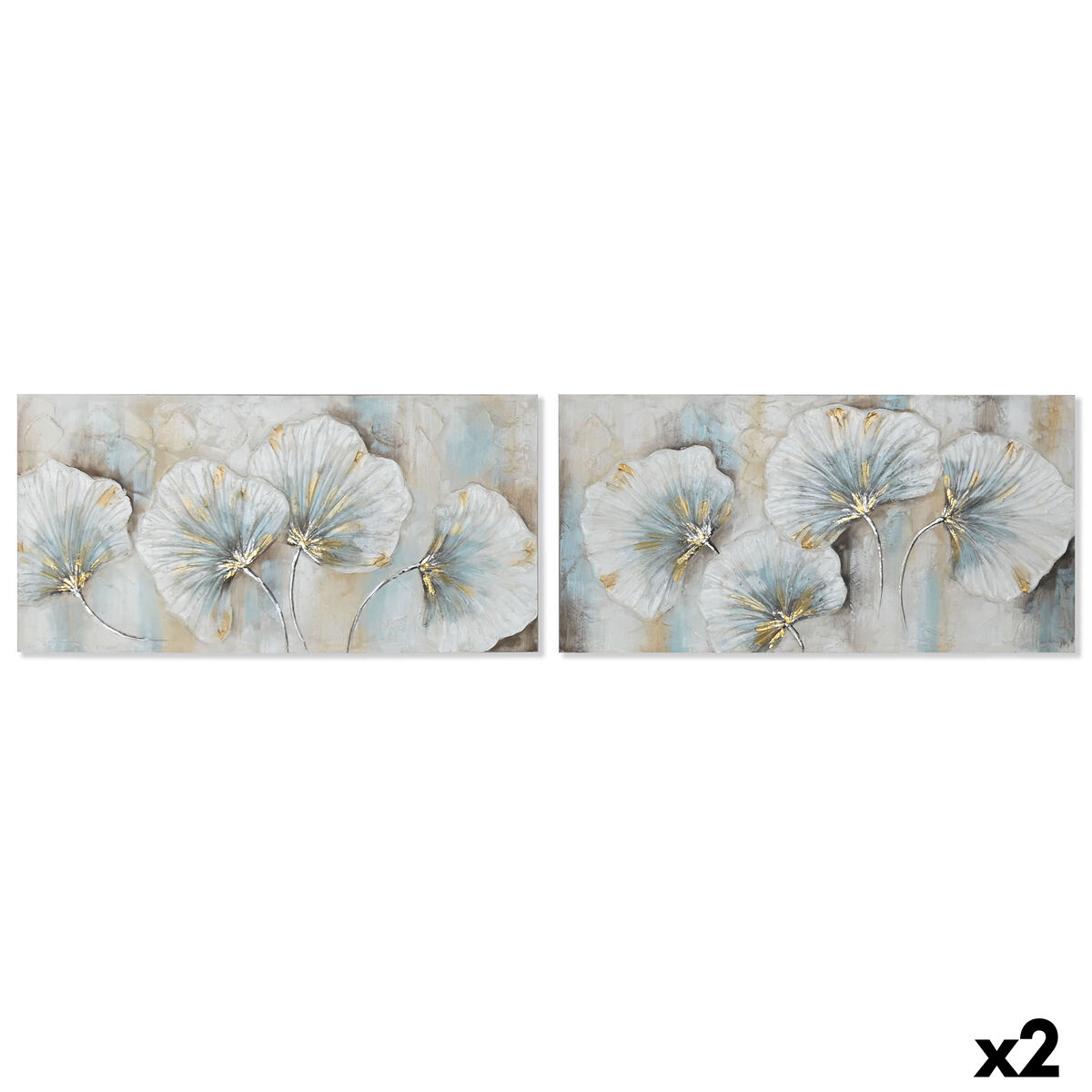 Lienzo Home ESPRIT Lienzo Madera MDF 120 x 3 x 60 cm