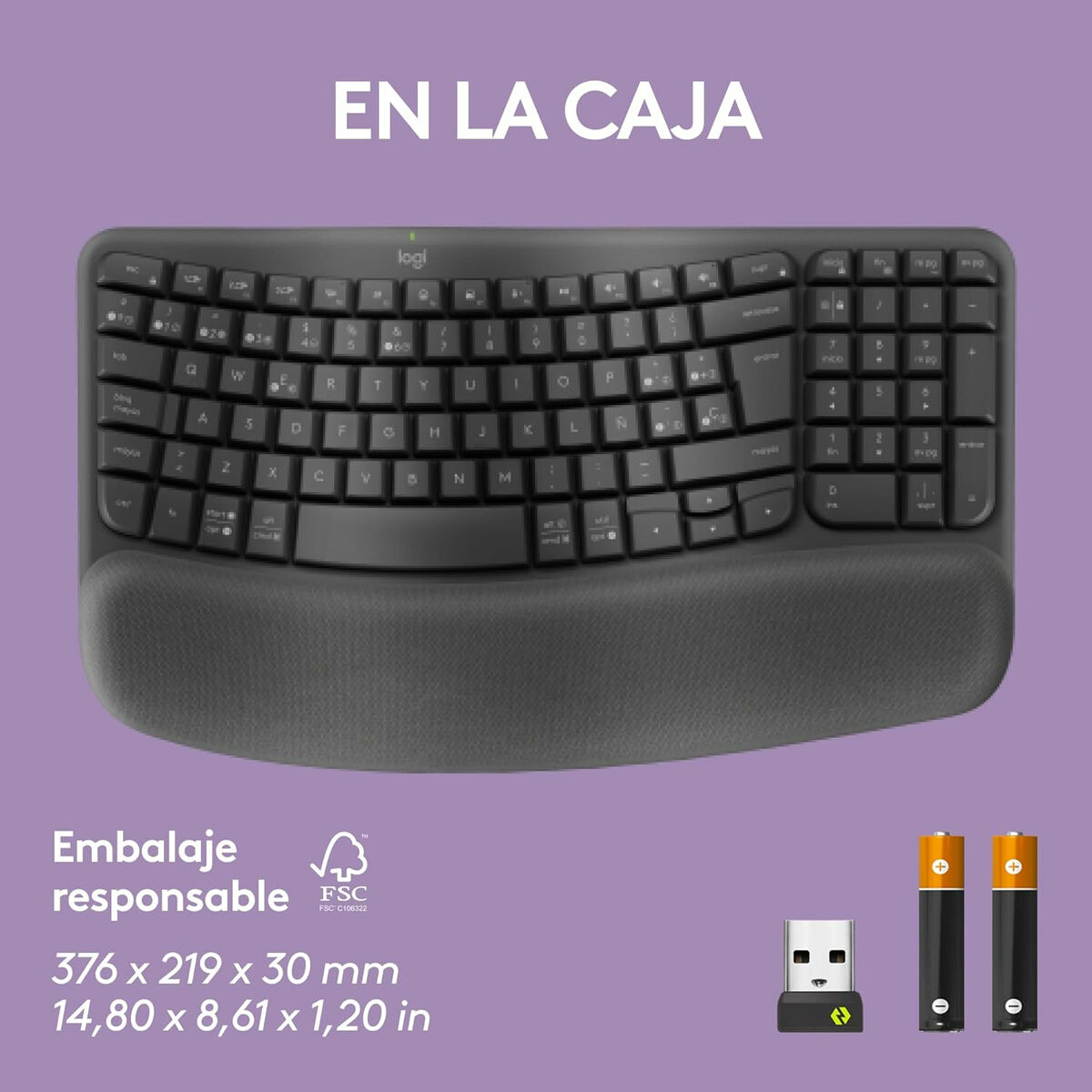 Teclado Logitech 920-012296 Grafito Español QWERTY