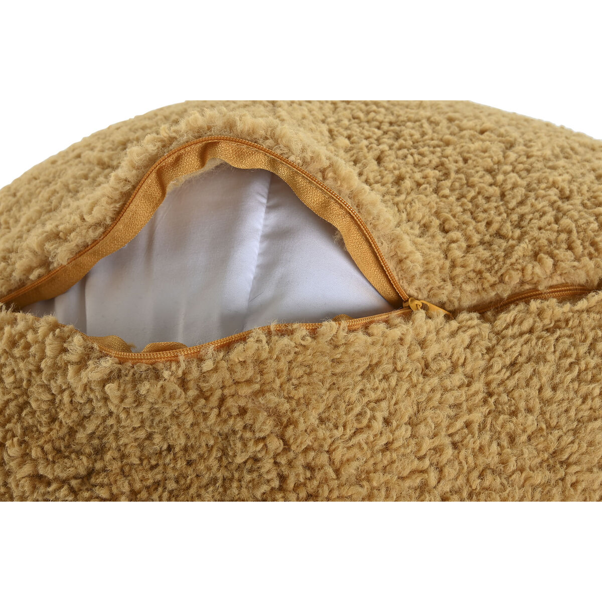 Cojín Home ESPRIT Mostaza Boho 50 x 50 x 40 cm (2 Unidades)