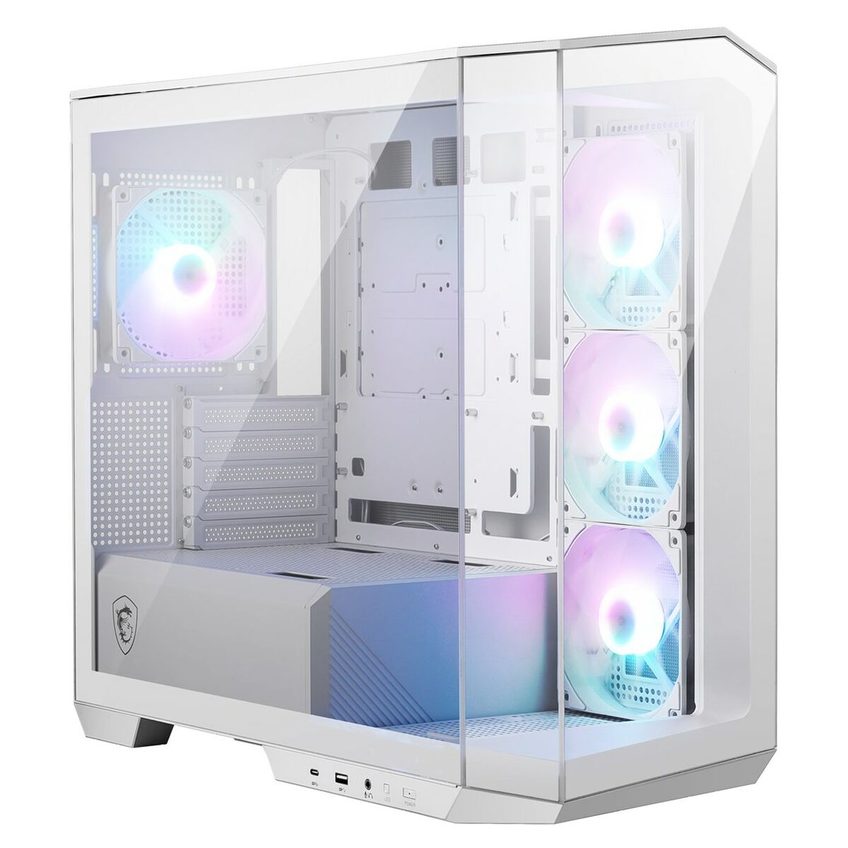 Caja Semitorre ATX MSI MAG PANO M100R PZ Blanco