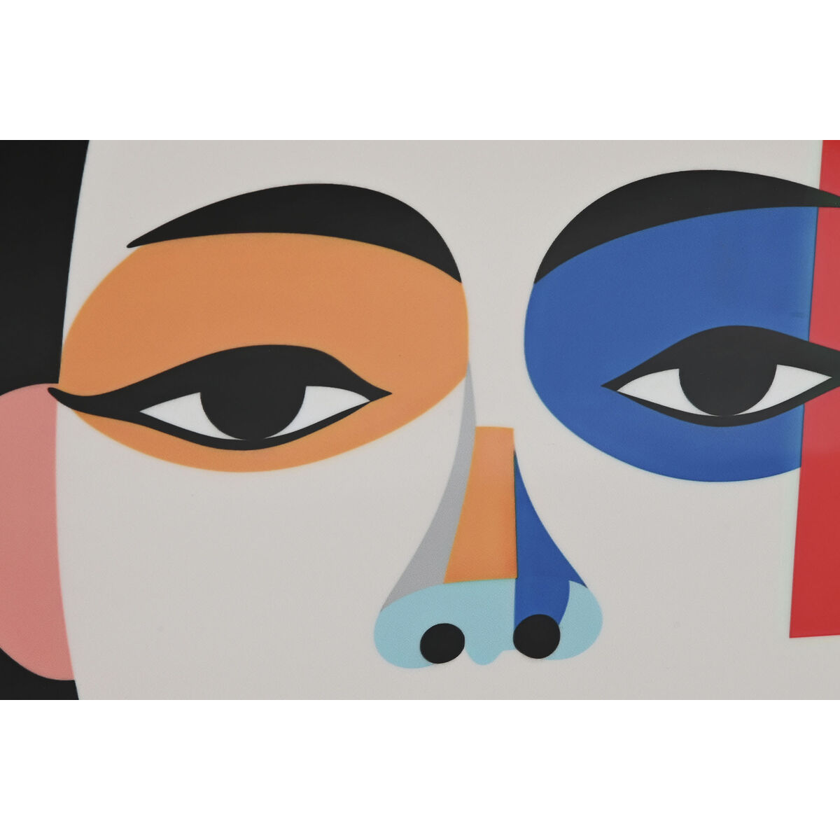 Cuadro Home ESPRIT Aluminio Madera MDF 80 x 3,5 x 80 cm