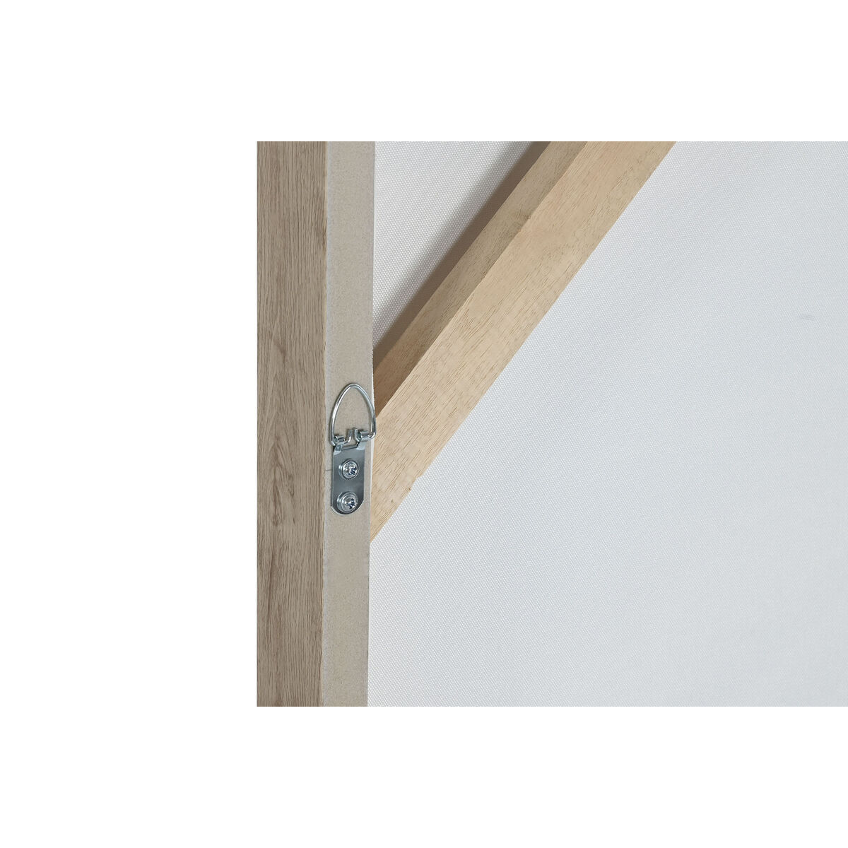 Cuadro Home ESPRIT Blanco Beige Yute Poliestireno Abstracto Moderno 102 x 3,2 x 102 cm (2 Unidades)