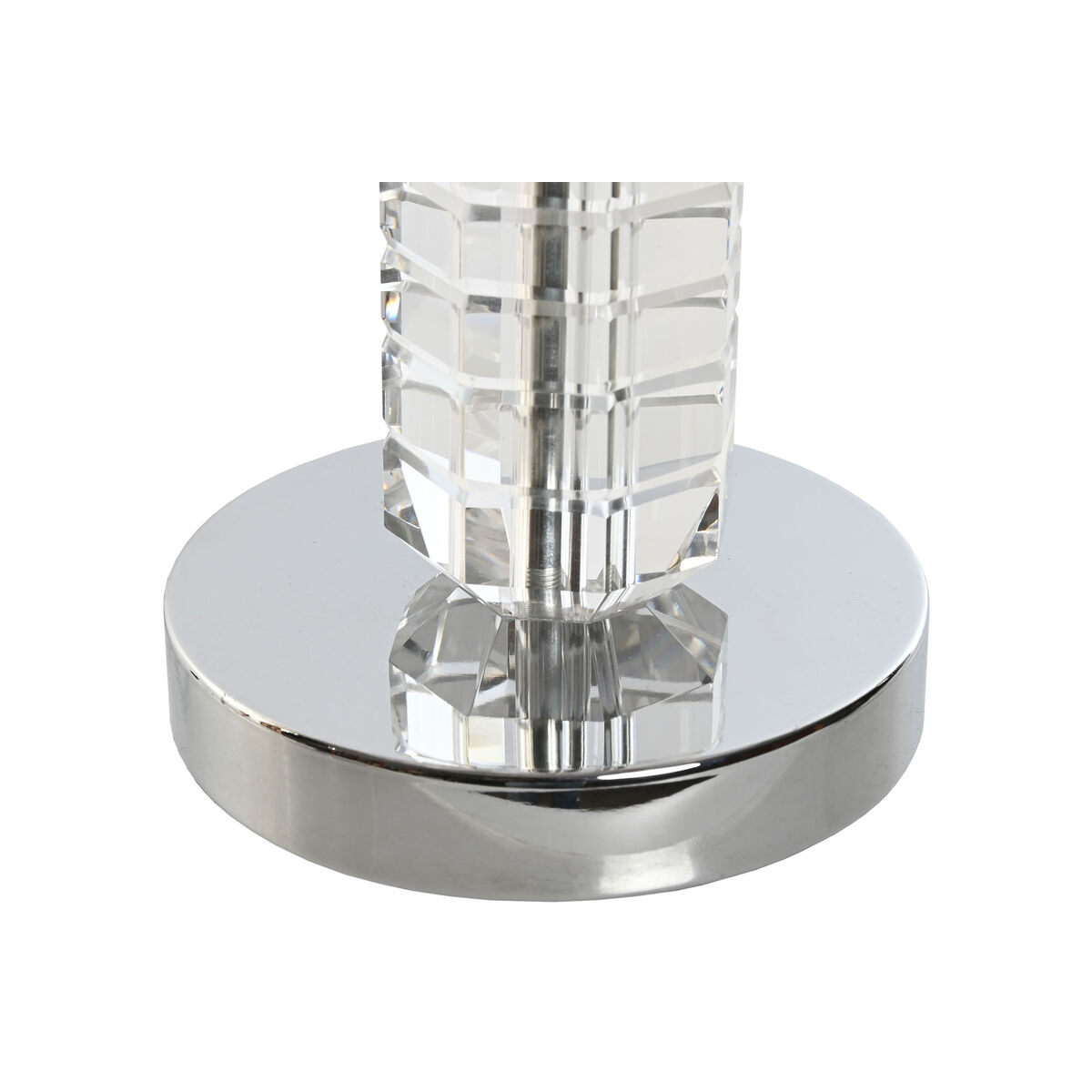 Lámpara de mesa Home ESPRIT Blanco Cristal 50 W 220 V 25 x 25 x 42 cm