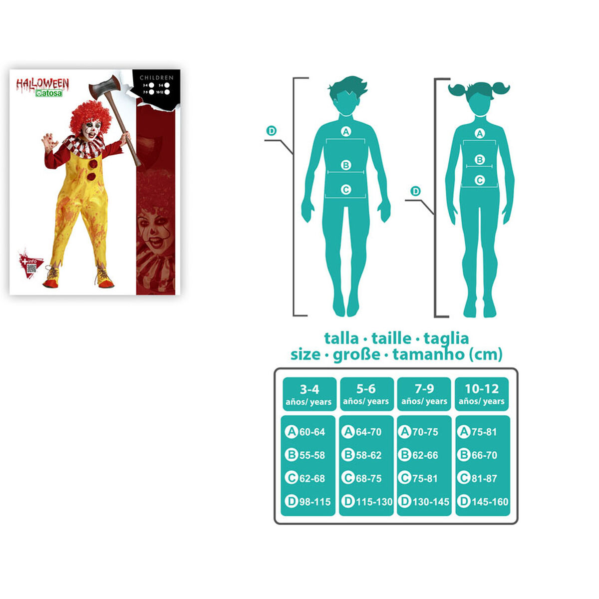 Disfraz para Niños 7-9 Años