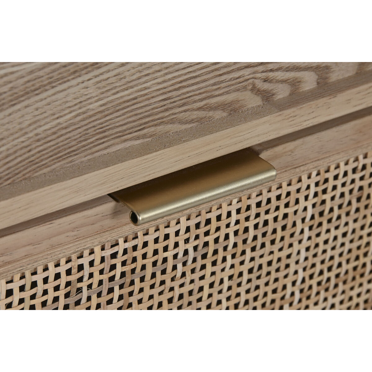 Cajonera Home ESPRIT Ratán Abeto Tropical 52 x 35 x 100 cm