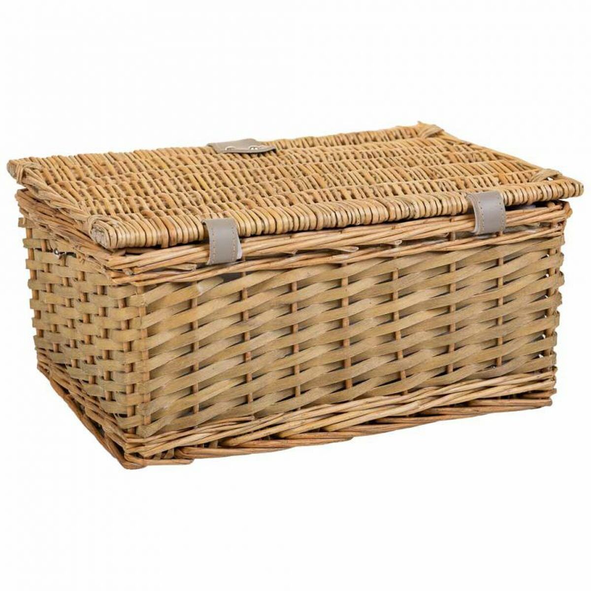 Cesta de Picnic Alexandra House Living Gris Natural Mimbre