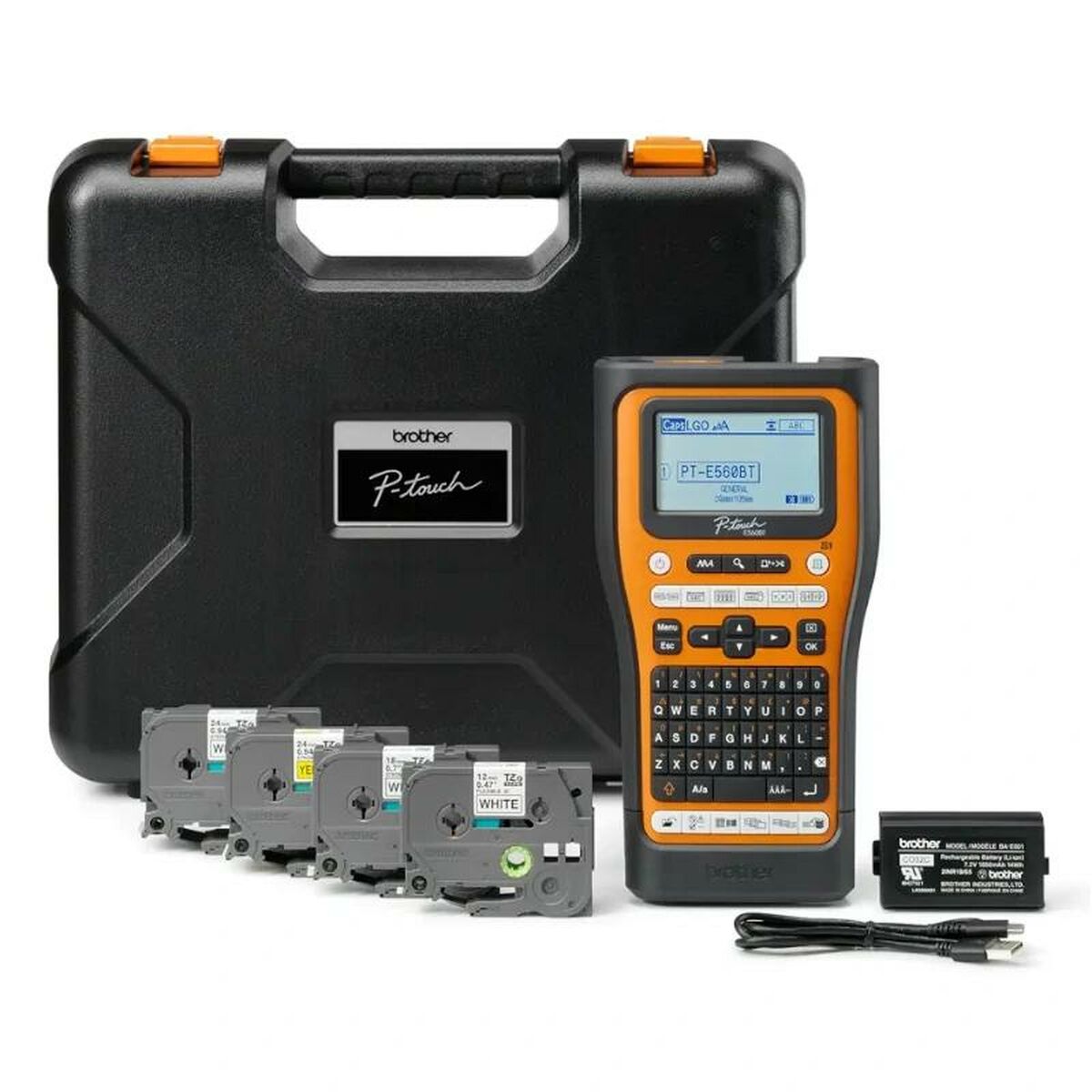 Rotuladora Eléctrica Portátil Brother PTE560BTSP