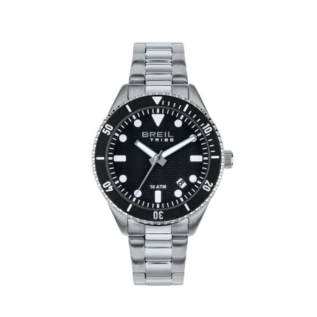 Reloj Hombre Breil EW0716 Negro Plateado (Ø 39 mm)