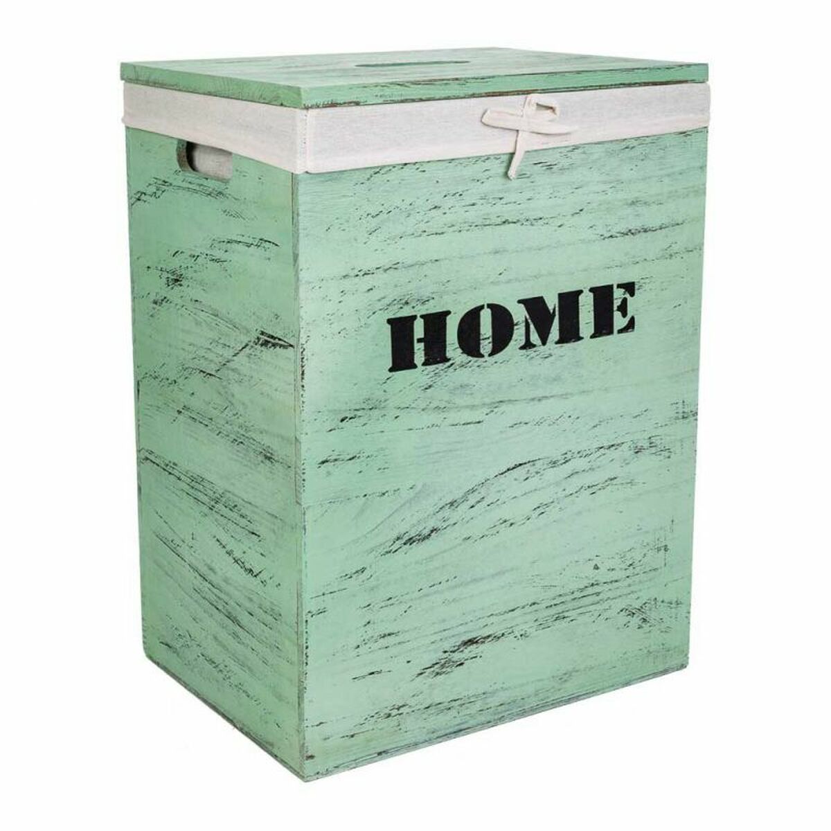 Cesto para la Ropa Sucia Alexandra House Living Verde Madera de Paulonia 30 x 54 x 40 cm 34 x 26 x 47 cm 2 Piezas