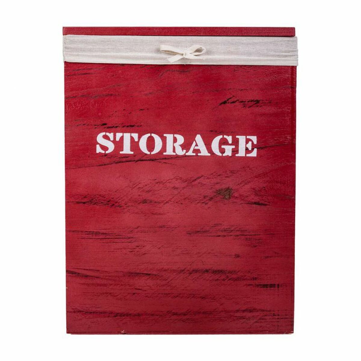 Cesto para la Ropa Sucia Alexandra House Living Rojo Madera de Paulonia 30 x 54 x 40 cm 34 x 26 x 47 cm 2 Piezas