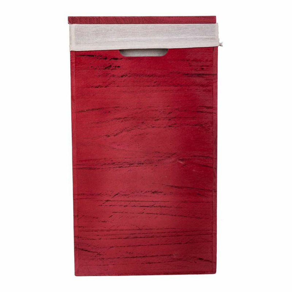 Cesto para la Ropa Sucia Alexandra House Living Rojo Madera de Paulonia 30 x 54 x 40 cm 34 x 26 x 47 cm 2 Piezas
