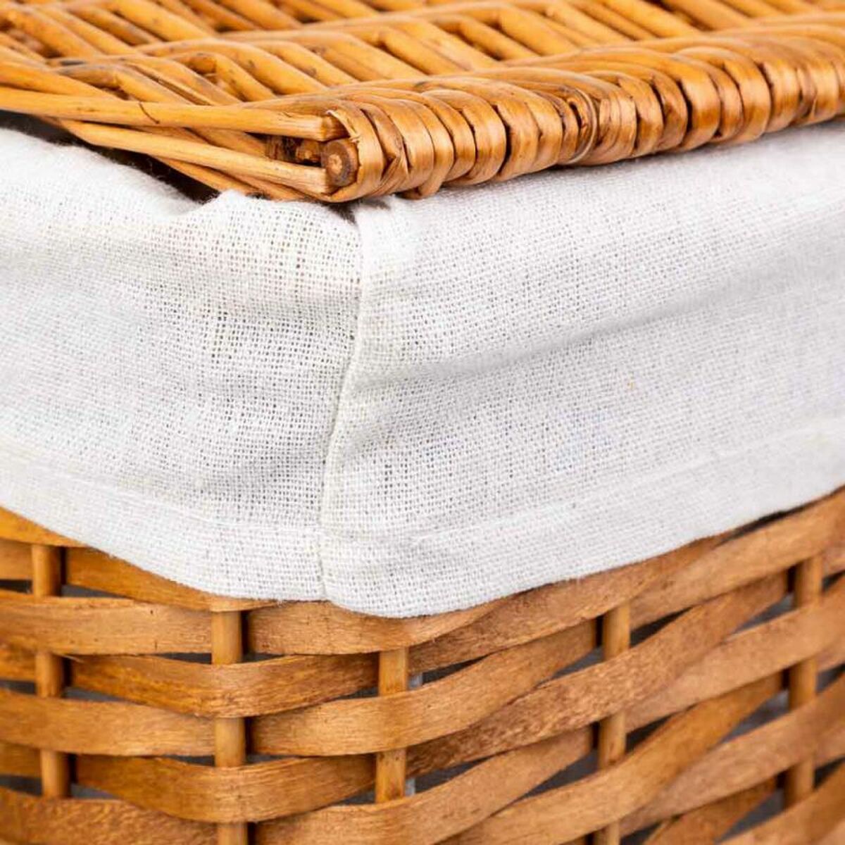 Cesto para la Ropa Sucia Alexandra House Living Marrón 36 x 54 x 45 cm 37 x 28 x 46 cm 30 x 22 x 38 cm 3 Piezas