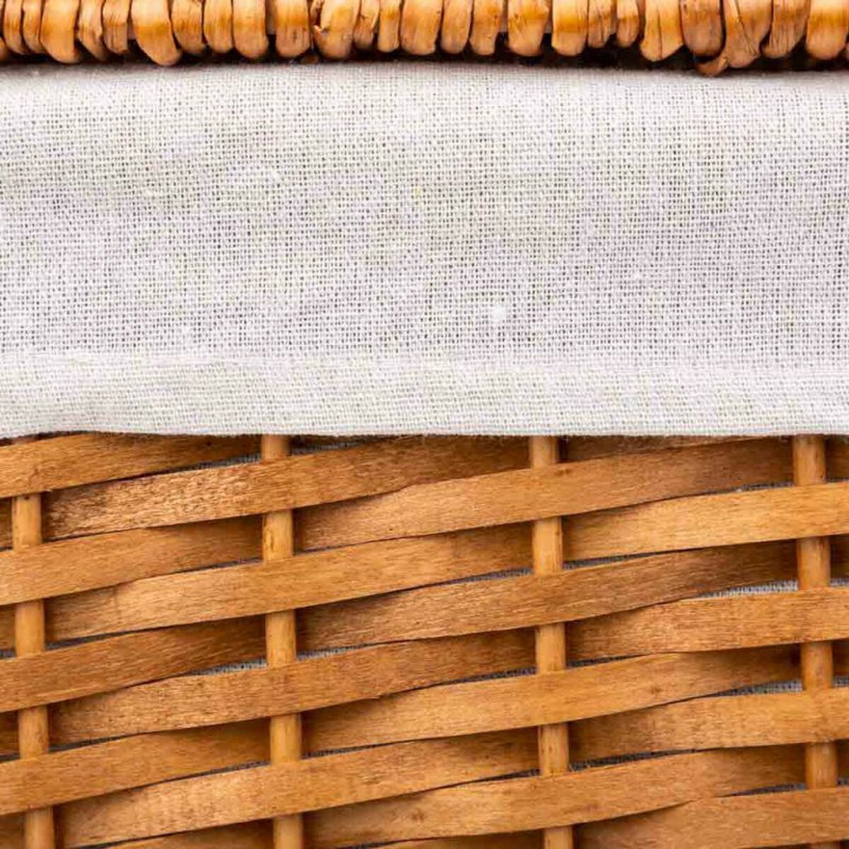 Cesto para la Ropa Sucia Alexandra House Living Marrón 36 x 54 x 45 cm 37 x 28 x 46 cm 30 x 22 x 38 cm 3 Piezas