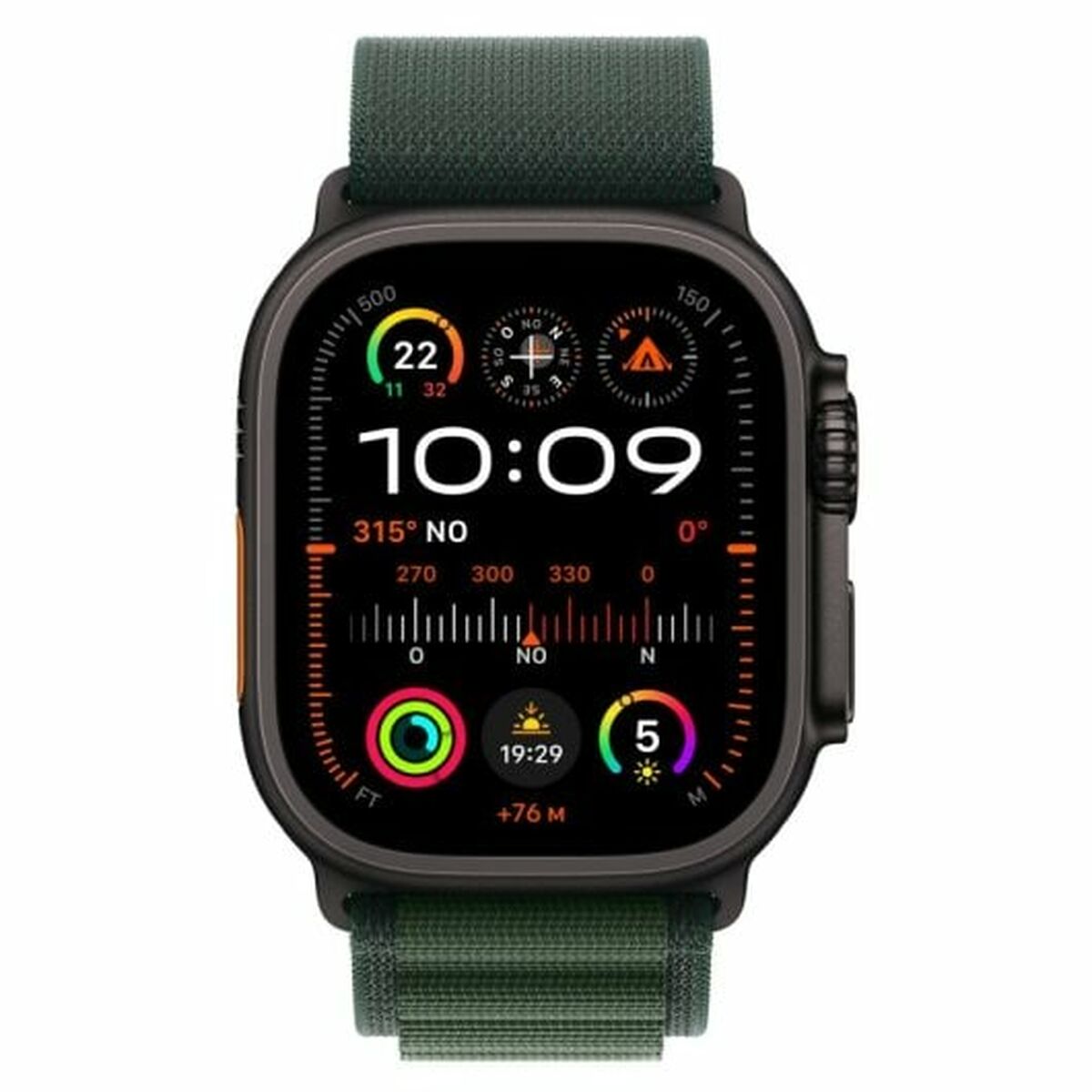 Smartwatch Apple MX4T3TY/A Negro Verde 49 mm