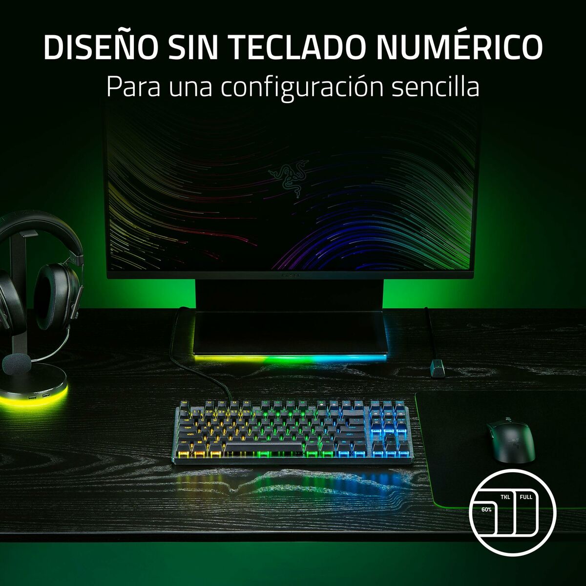 Teclado Razer Huntsman V3 X Negro