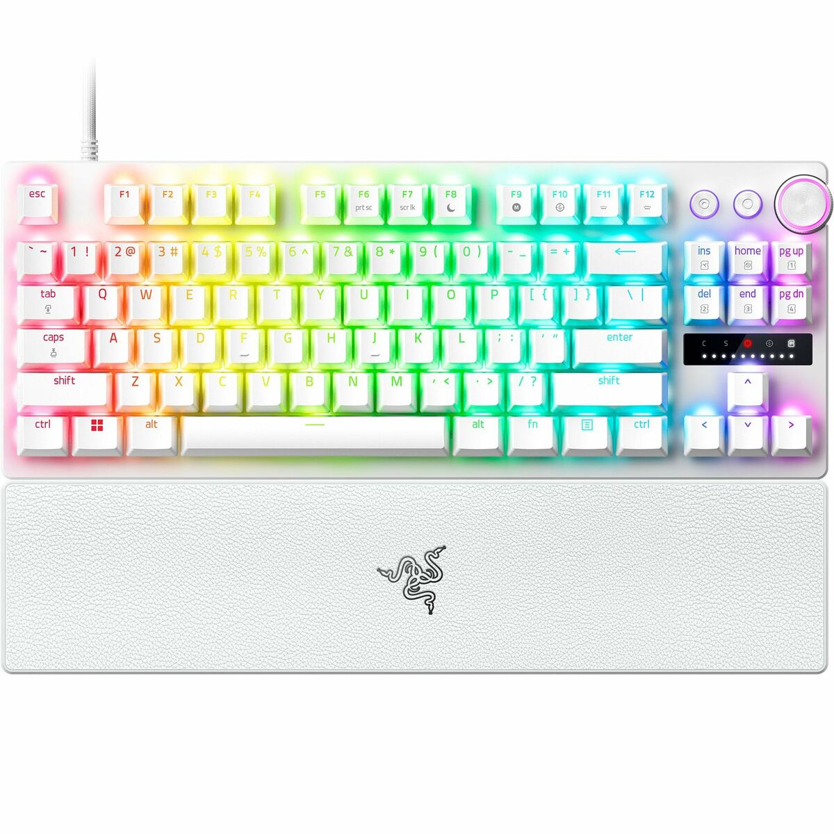Teclado Razer Huntsman V3 Pro Blanco Qwerty Español