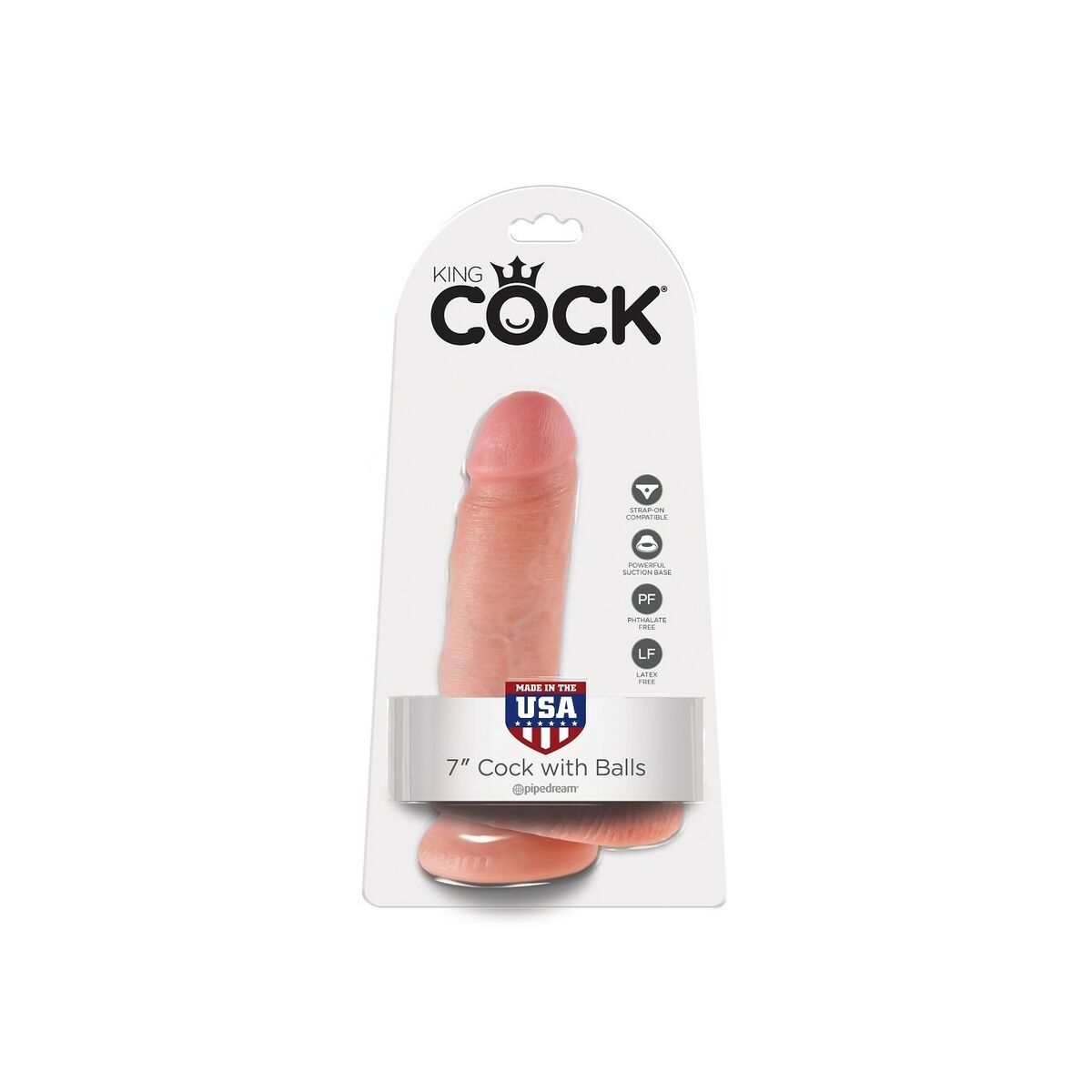 Pene realista Pipedream King Cock Natural Ø 4,6 cm