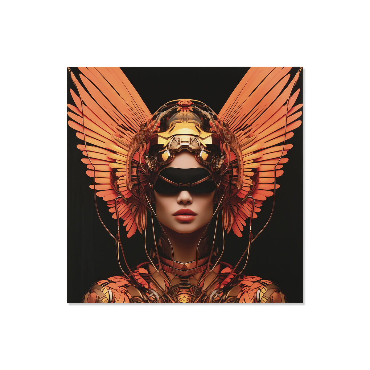 Cuadro Home ESPRIT Cristal Templado 120 x 2 x 120 cm