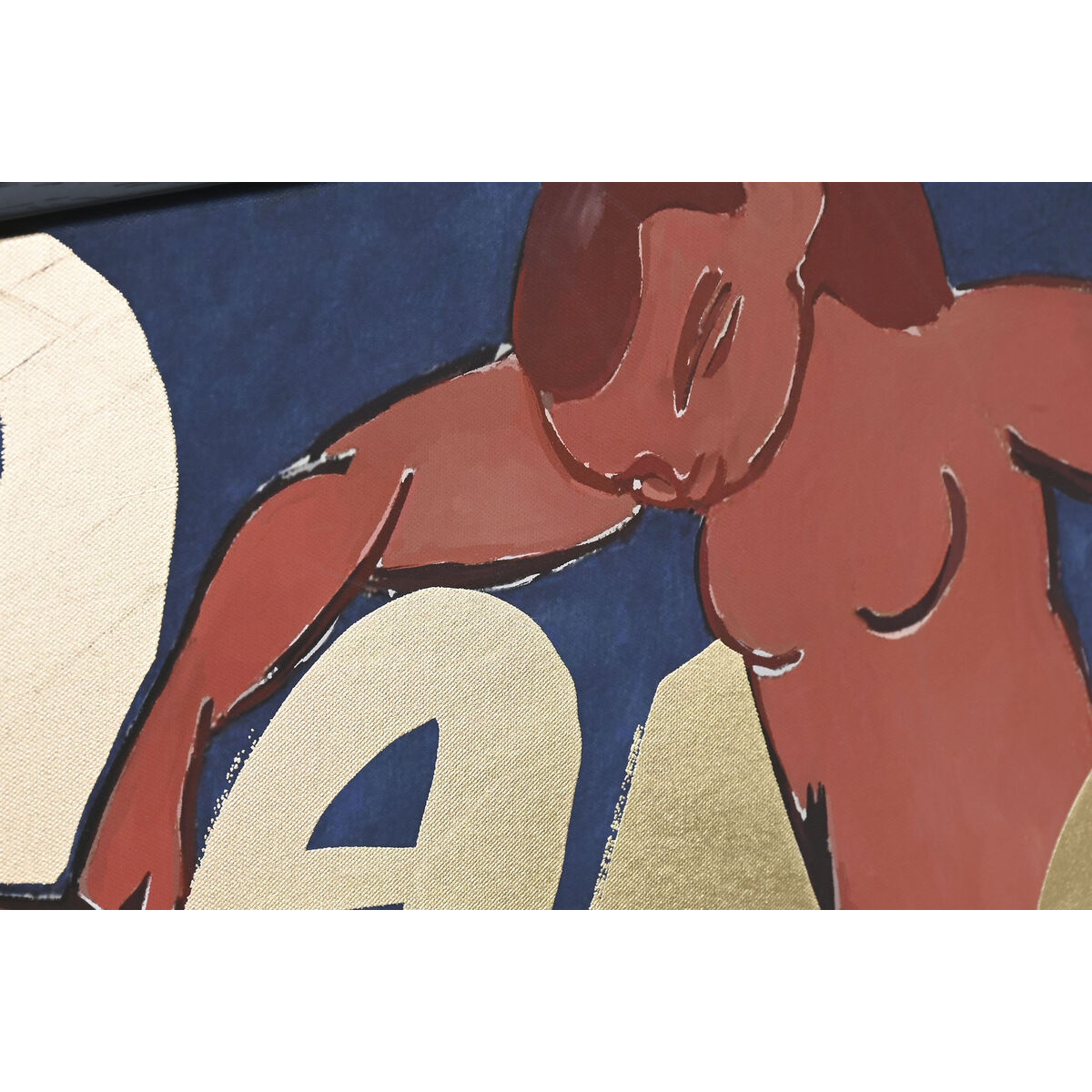 Lienzo Home ESPRIT Poliestireno Lienzo 140 x 4 x 100 cm