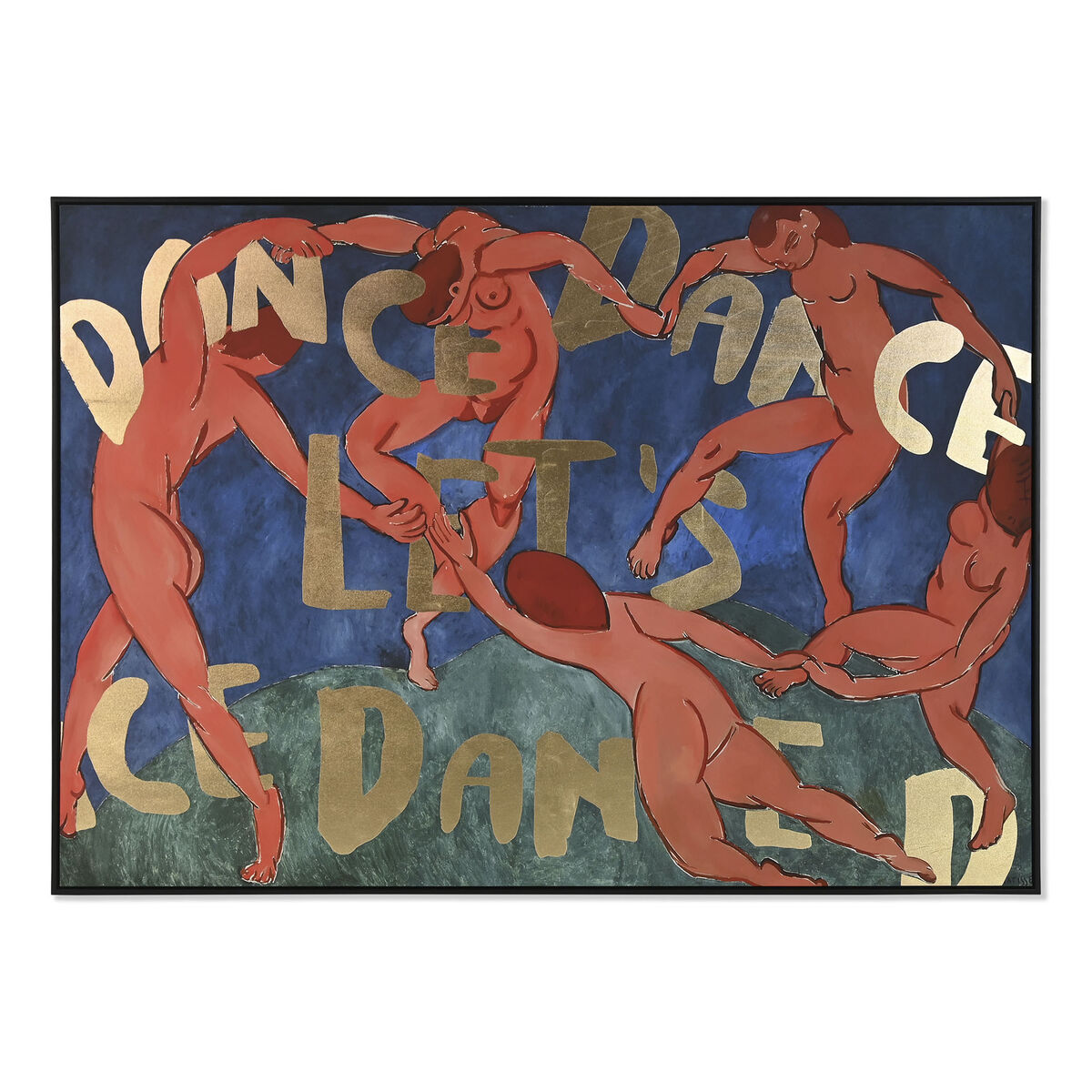 Lienzo Home ESPRIT Poliestireno Lienzo 140 x 4 x 100 cm