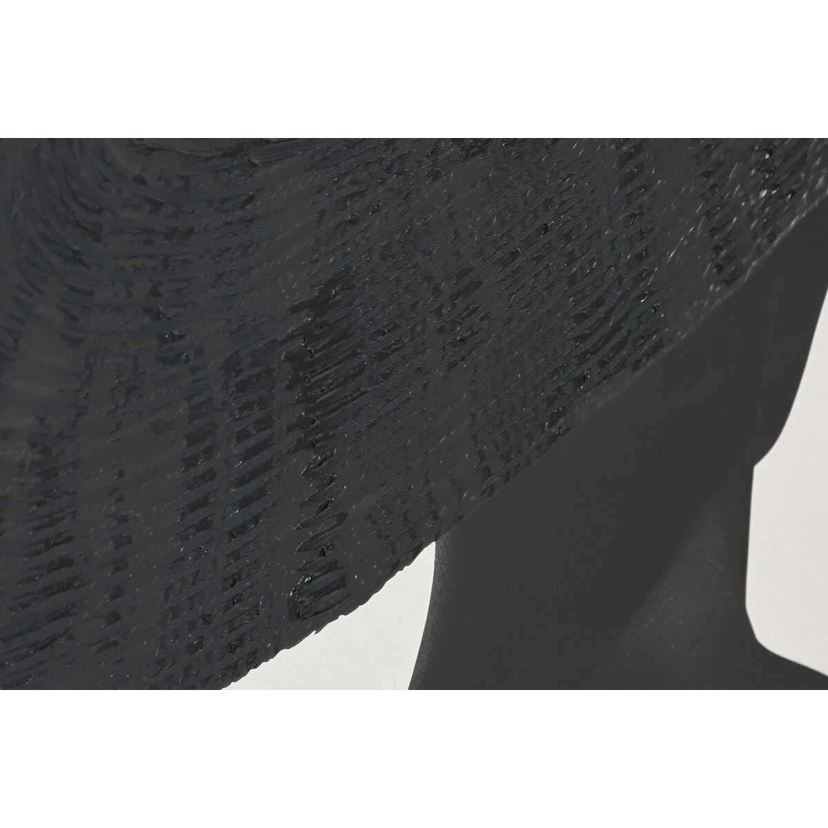 Lienzo Home ESPRIT Blanco Negro Sombrero Moderno 103 x 4,5 x 143 cm (2 Unidades)