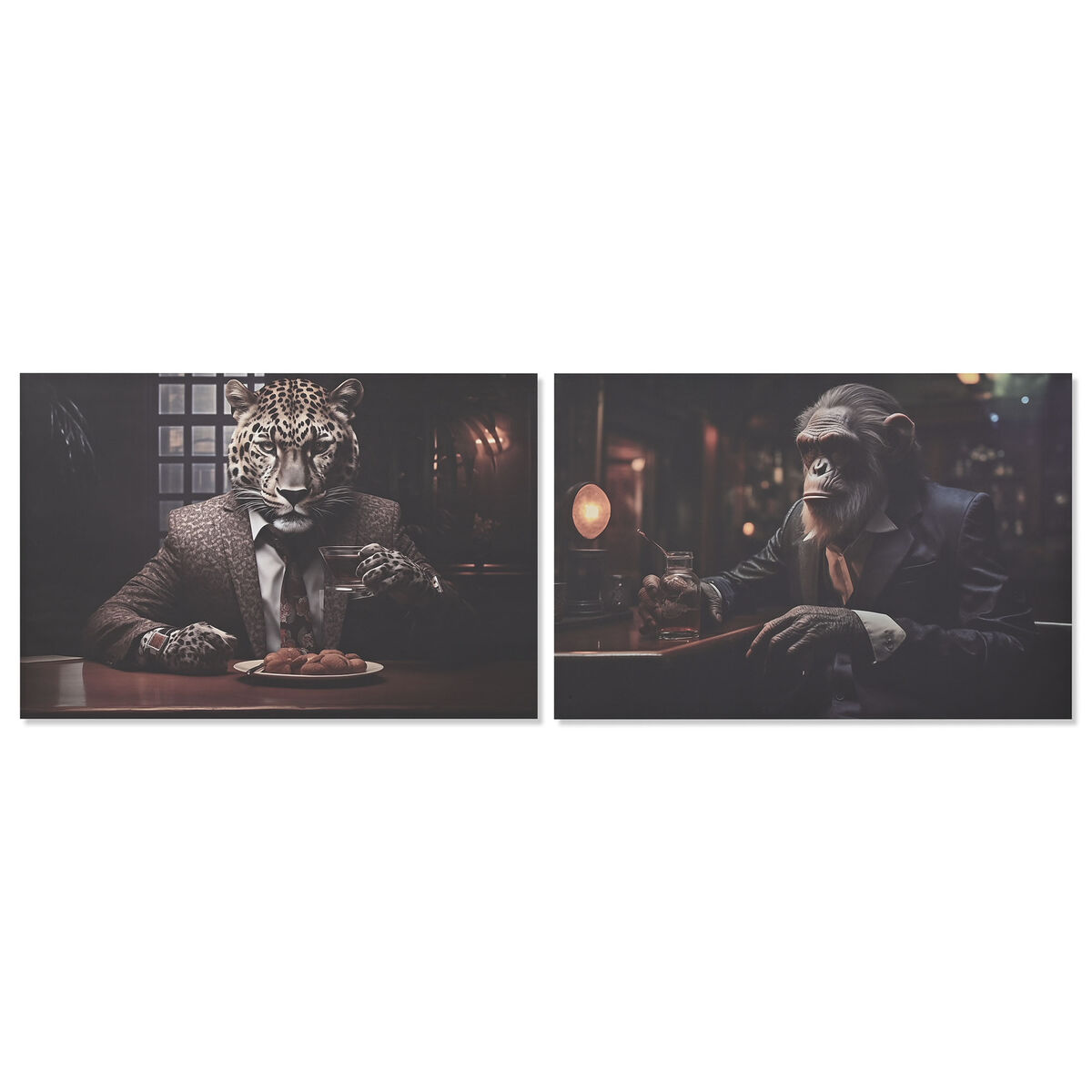 Lienzo Home ESPRIT Lienzo 120 x 3 x 80 cm